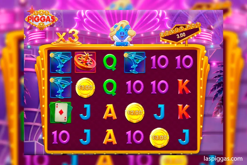Las Piggas casino game screenshot