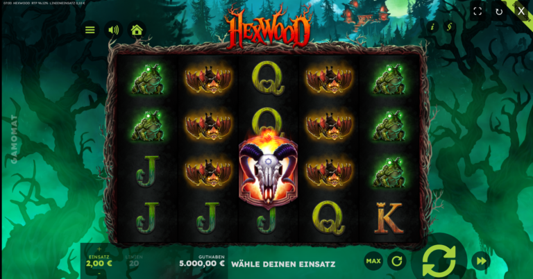 Hexwood slot screenshot