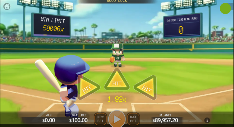 Home Run Derby Online Video Slot screenshot