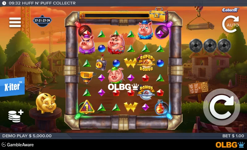 Huff N' Puff CollectR Online Video Slot