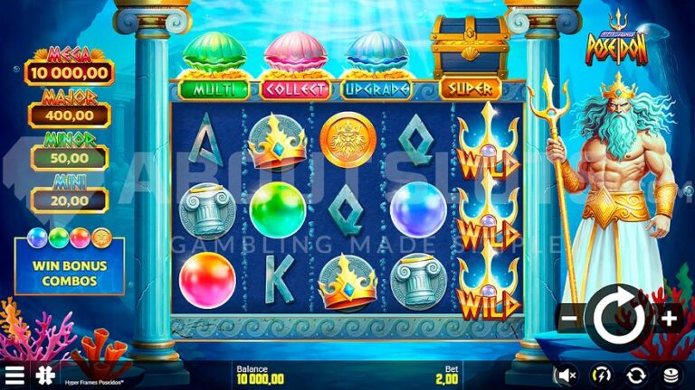 Hyper Frames Poseidon Online Video Slot