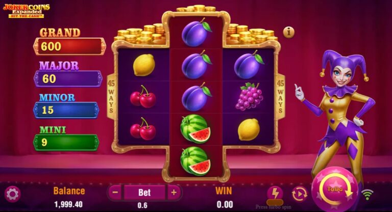 Joker Coins Expanded slot gameplay screenshot