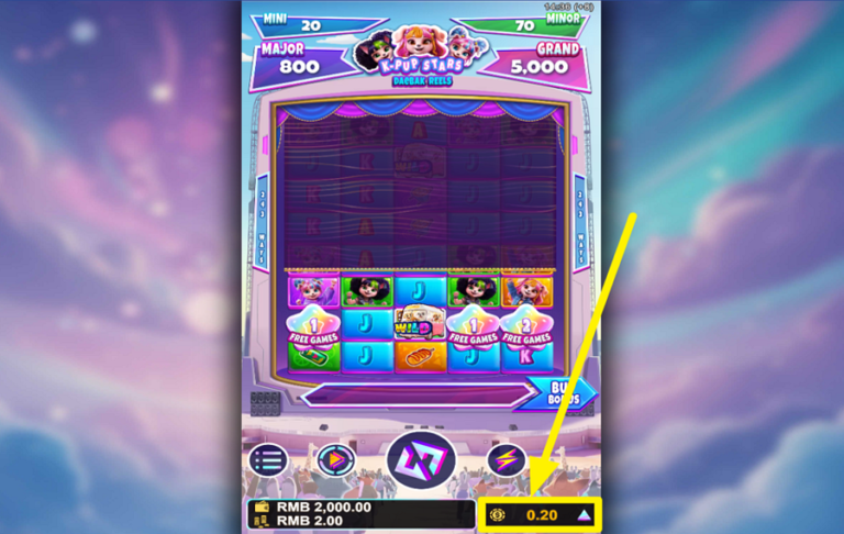 K-Pup Stars Daebak Reels slot gameplay screenshot