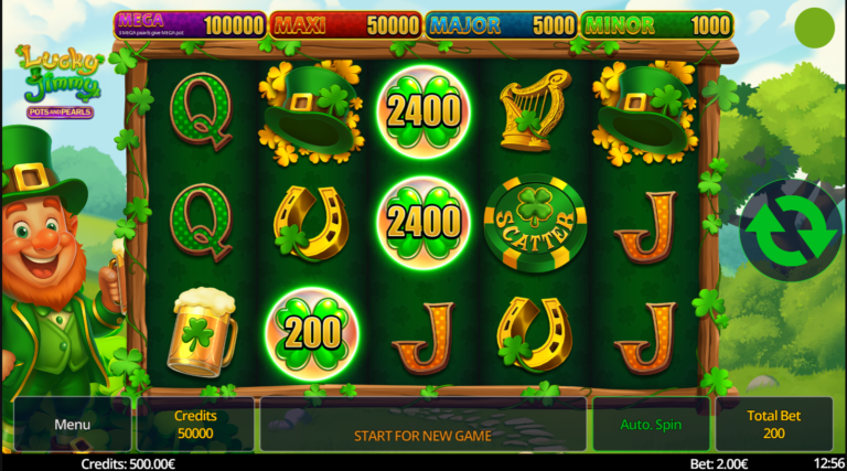 Lucky Jimmy Pots And Pearls Online Video Slot