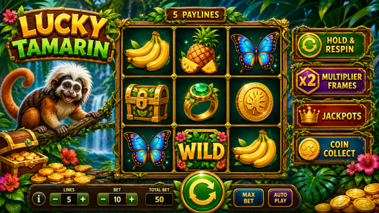 Lucky Tamarin Online Video Slot