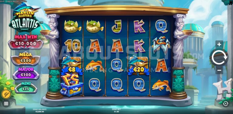 Marlin Masters Atlantis Online Video Slot