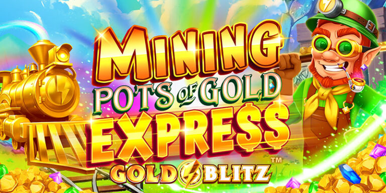 Mining Pots of Gold Express Gold Blitz Online Video Slot