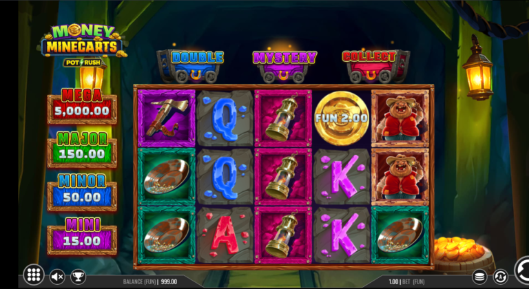 Money Minecarts Online Video Slot