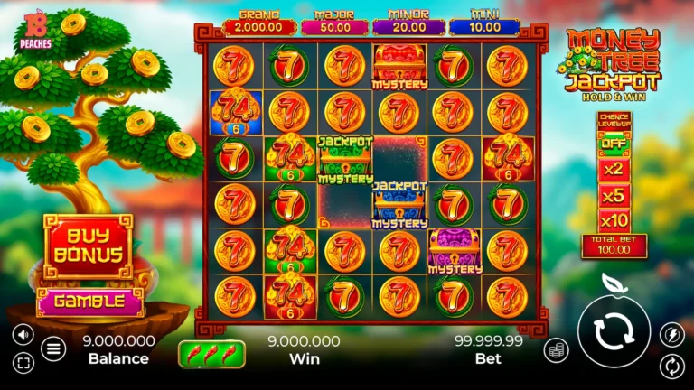 Money Tree Jackpot Hold & Win Online Video Slot gameplay screenshot