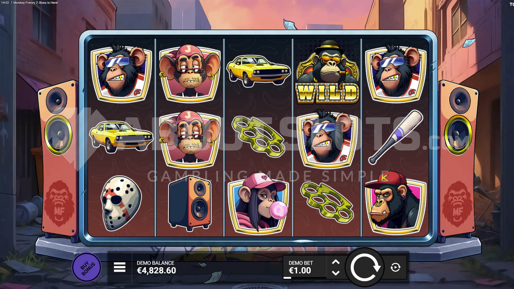 Monkey Frenzy 2 Boss Is Here Online Video Slot gameplay screenshot