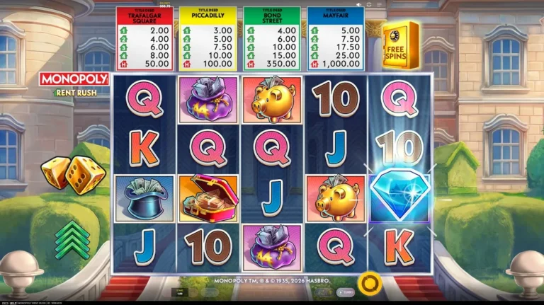 Monopoly Rent Rush Online Video Slot