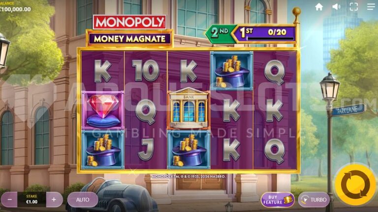 Monopoly Money Magnate Online Video Slot