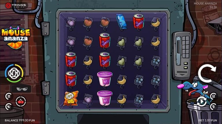 Mouse Ananza Online Video Slot gameplay screenshot