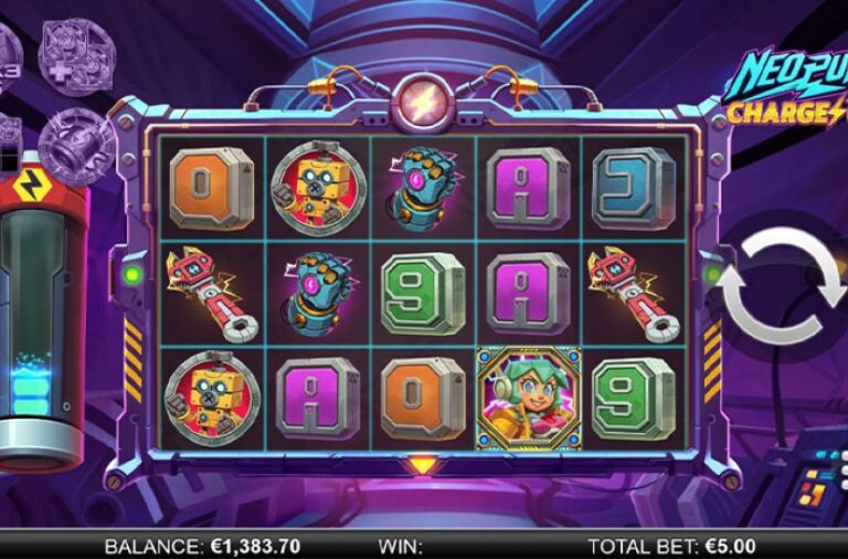 Neopunk Charge Up Online Video Slot