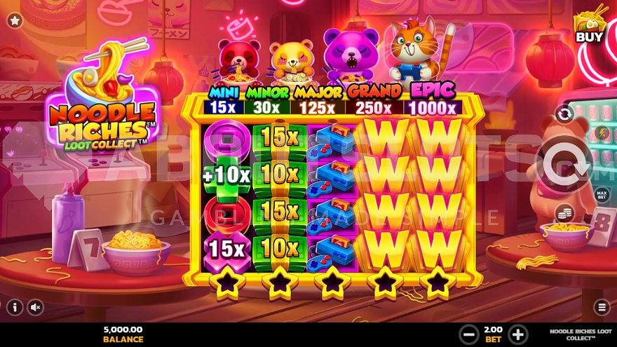 Noodle Riches Loot Collect Online Video Slot