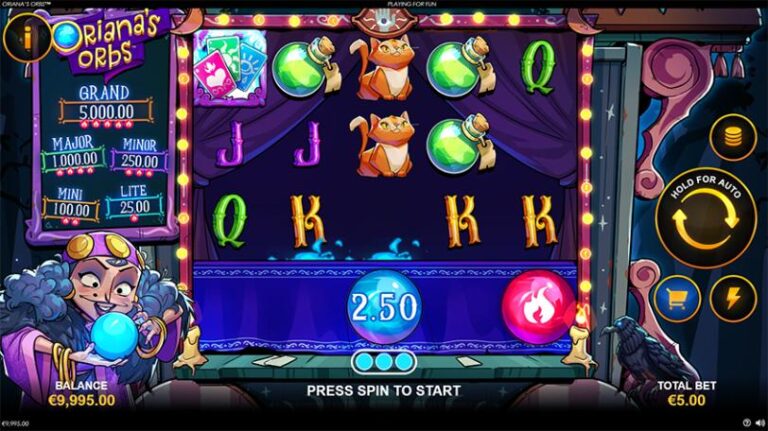 Oriana's Orbs Online Video Slot