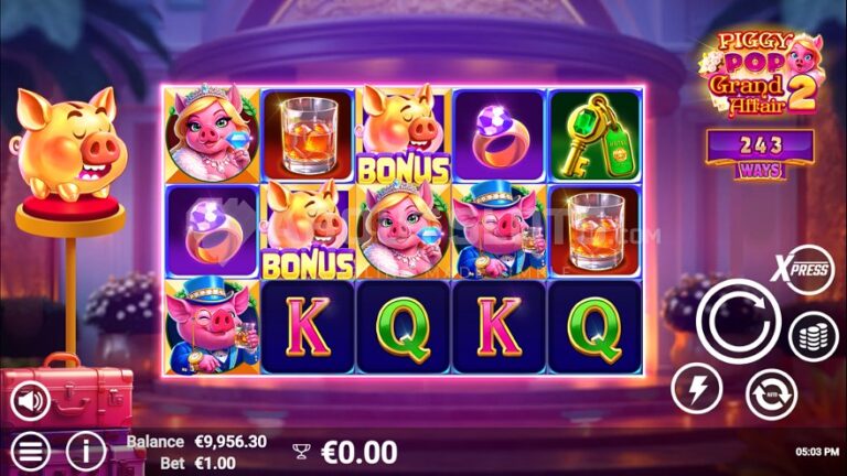 PiggyPop Grand Affair 2 slot screenshot