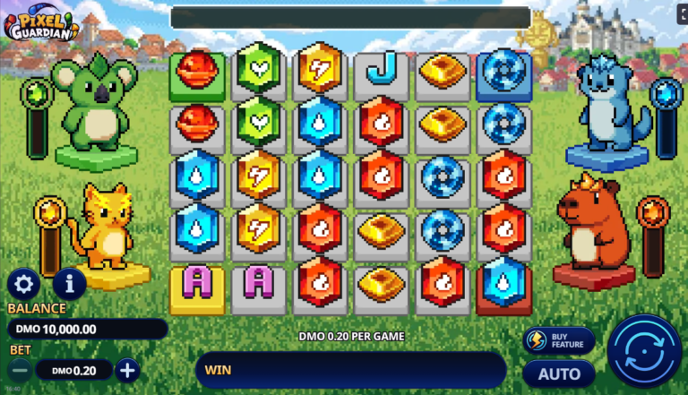 Pixel Guardian slot screenshot