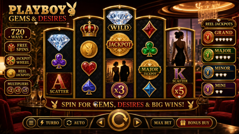 Playboy Gems And Desires slot screenshot
