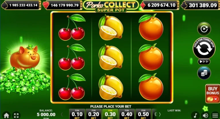 Porko Collect Super Pot Online Video Slot gameplay screenshot