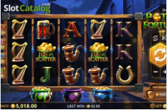 Pots of Fortune slot gameplay screenshot
