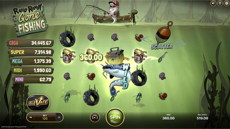 Rabid Randy Gone Fishing Online Video Slot