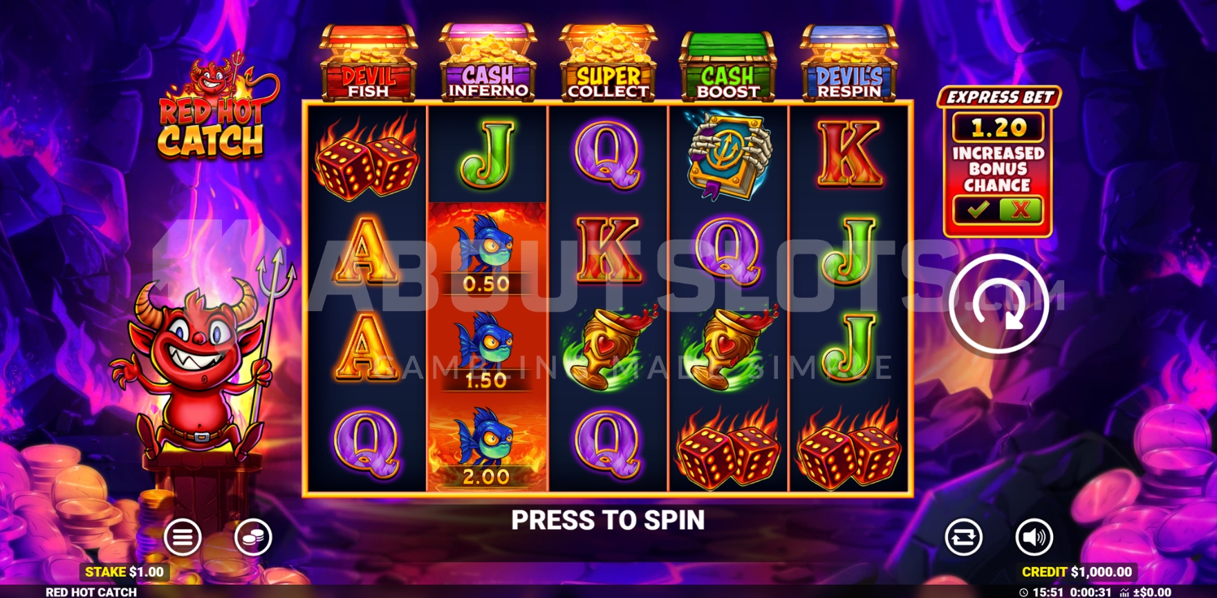 Red Hot Catch Online Video Slot
