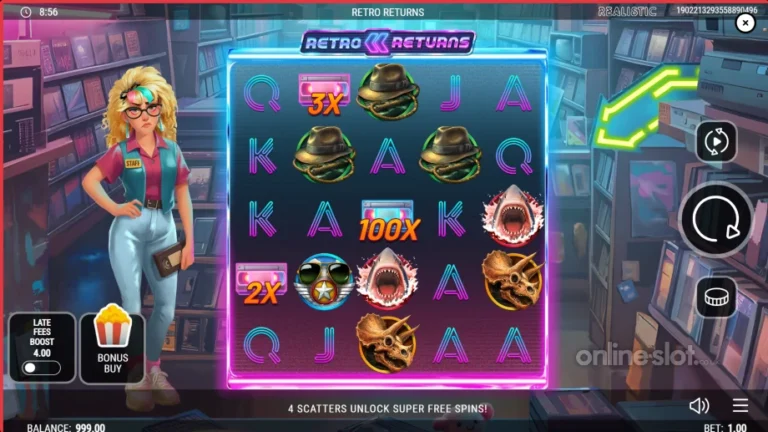 Retro Returns Online Video Slot