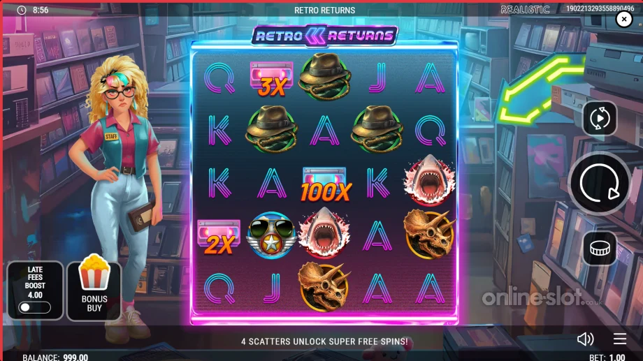 Retro Returns Online Video Slot