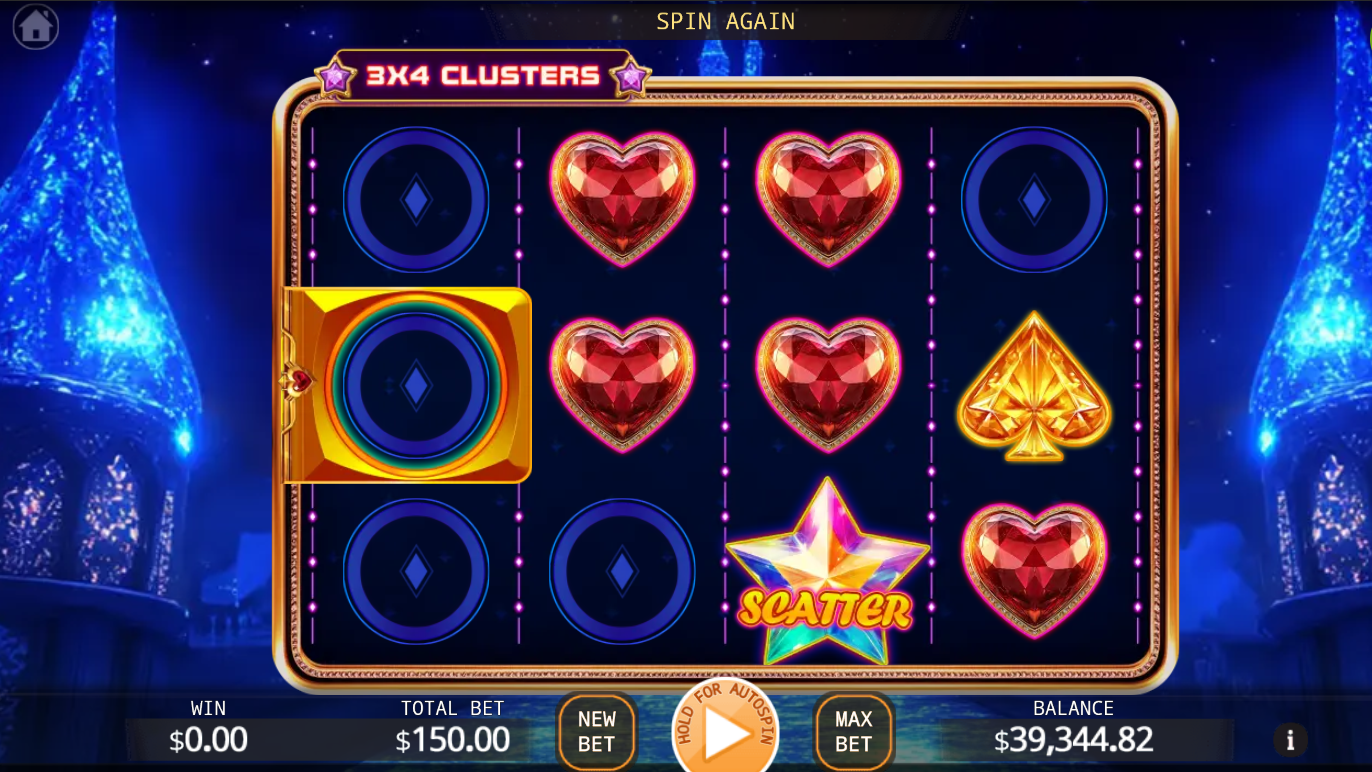 Shining Gems Flowin Online Video Slot screenshot