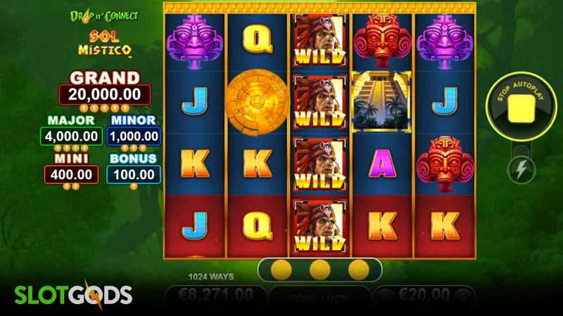 Sol Mistico Online Video Slot gameplay screenshot