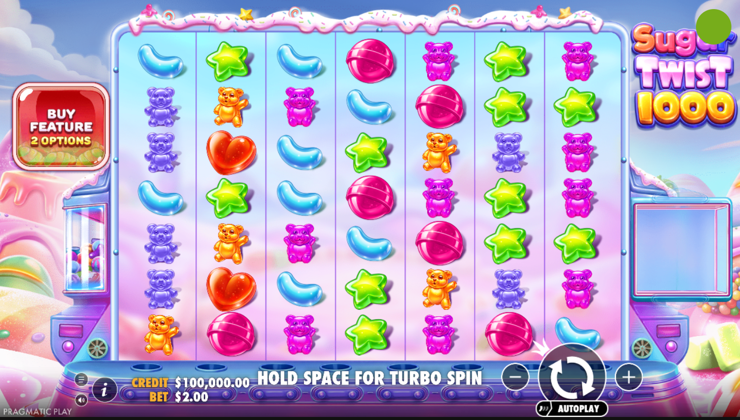 Sugar Twist 1000 Online Video Slot gameplay screenshot