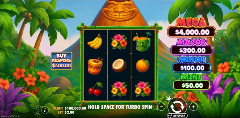 Super Tiki Strike slot screenshot