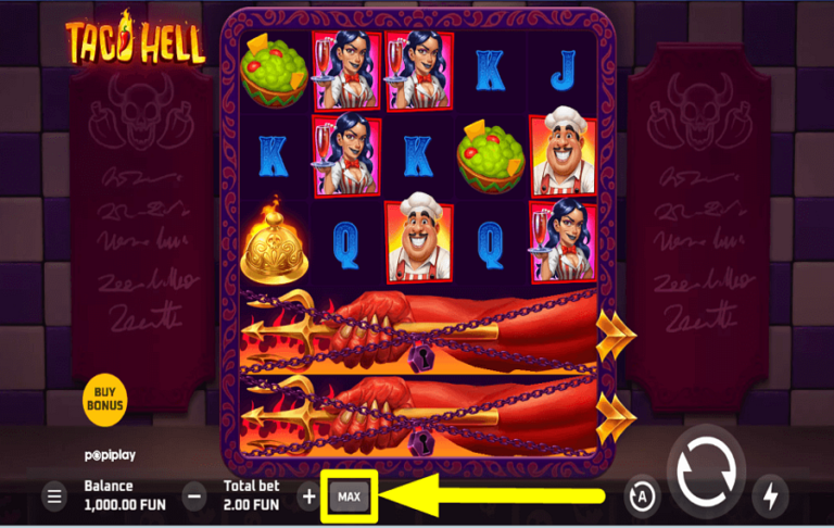 Taco Hell Online Video Slot gameplay screenshot