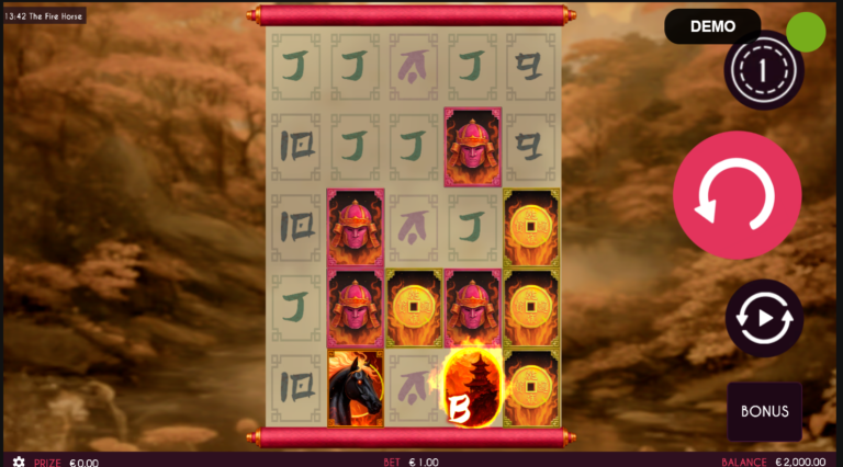 The Fire Horse slot screenshot