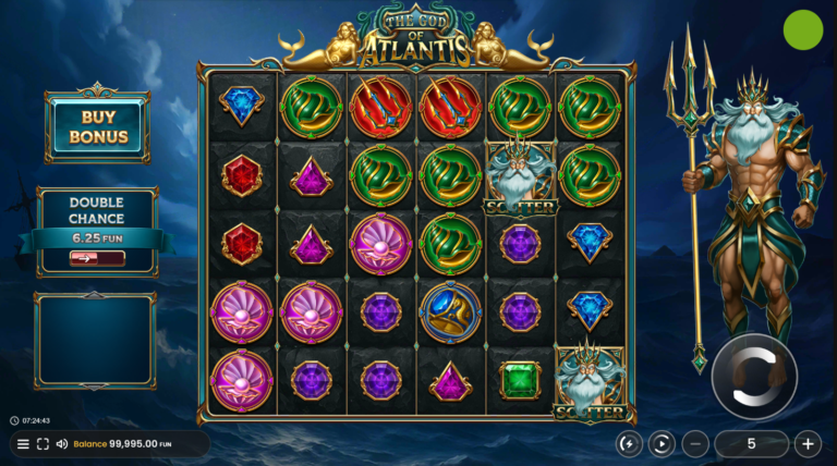 The God of Atlantis Online Video Slot