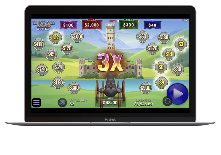 Treasure Tower UltraTap slot gameplay screenshot