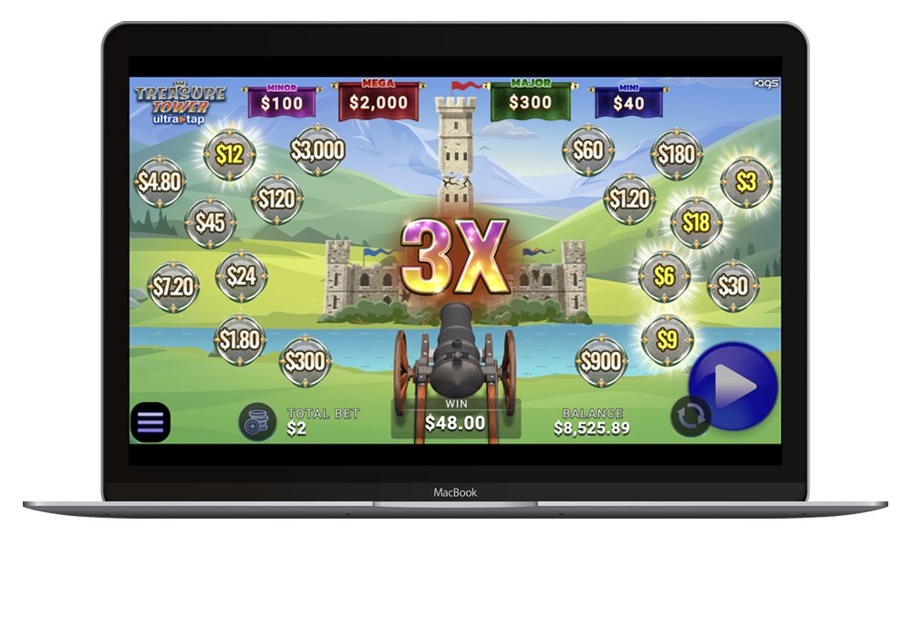 Treasure Tower UltraTap slot gameplay screenshot