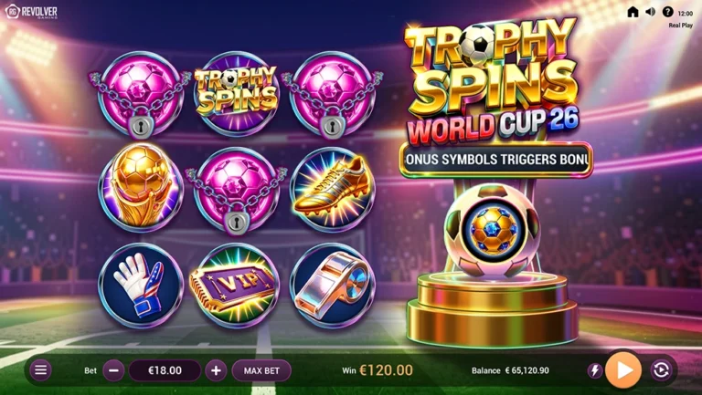 Trophy Spins World Cup 26 slot screenshot