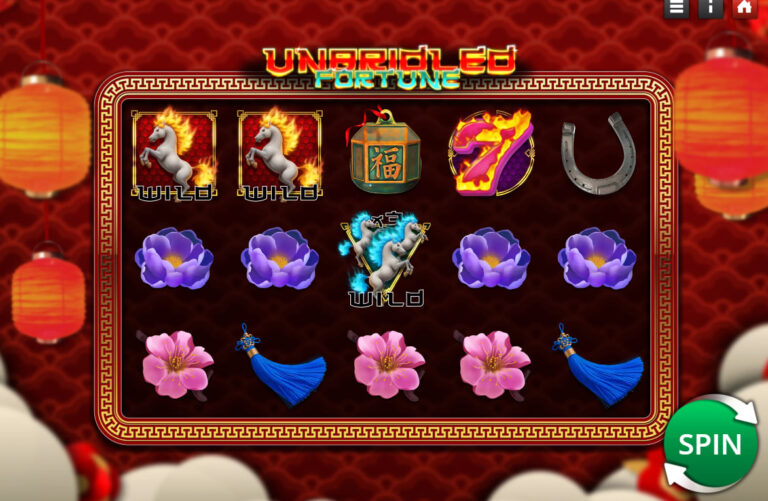 Unbridled Fortune slot gameplay screenshot