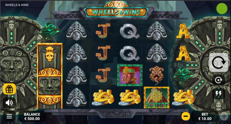 Wheels & Wins REEVO slot gameplay screenshot