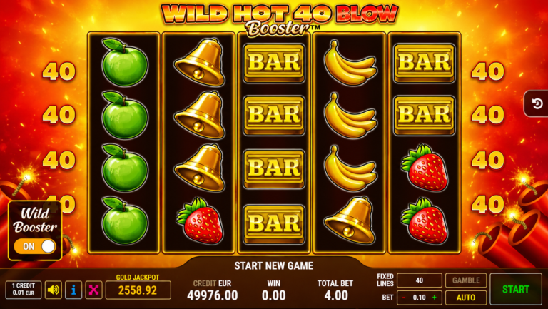 Wild Hot 40 Blow Booster slot gameplay screenshot