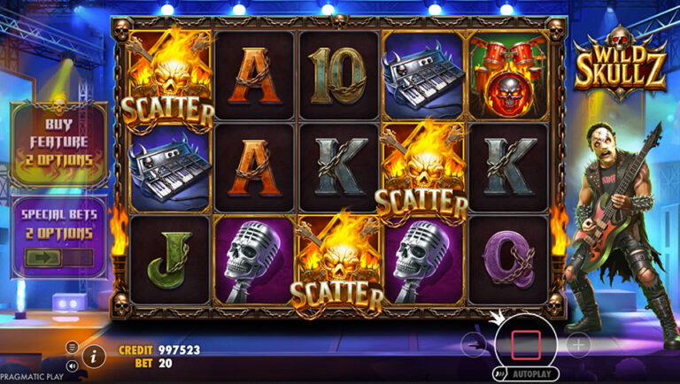 Wild Skullz Online Video Slot