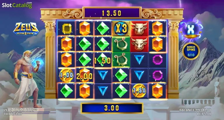 Zeus Ultim8 Pays Online Video Slot