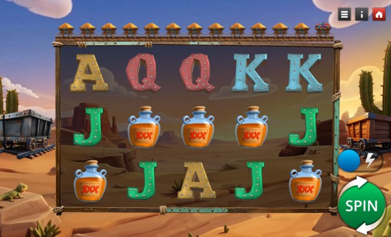 Dusty Nugget slot gameplay screenshot