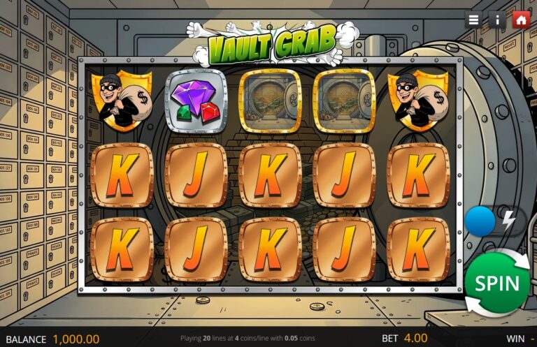 Vault Grab slot gameplay screenshot