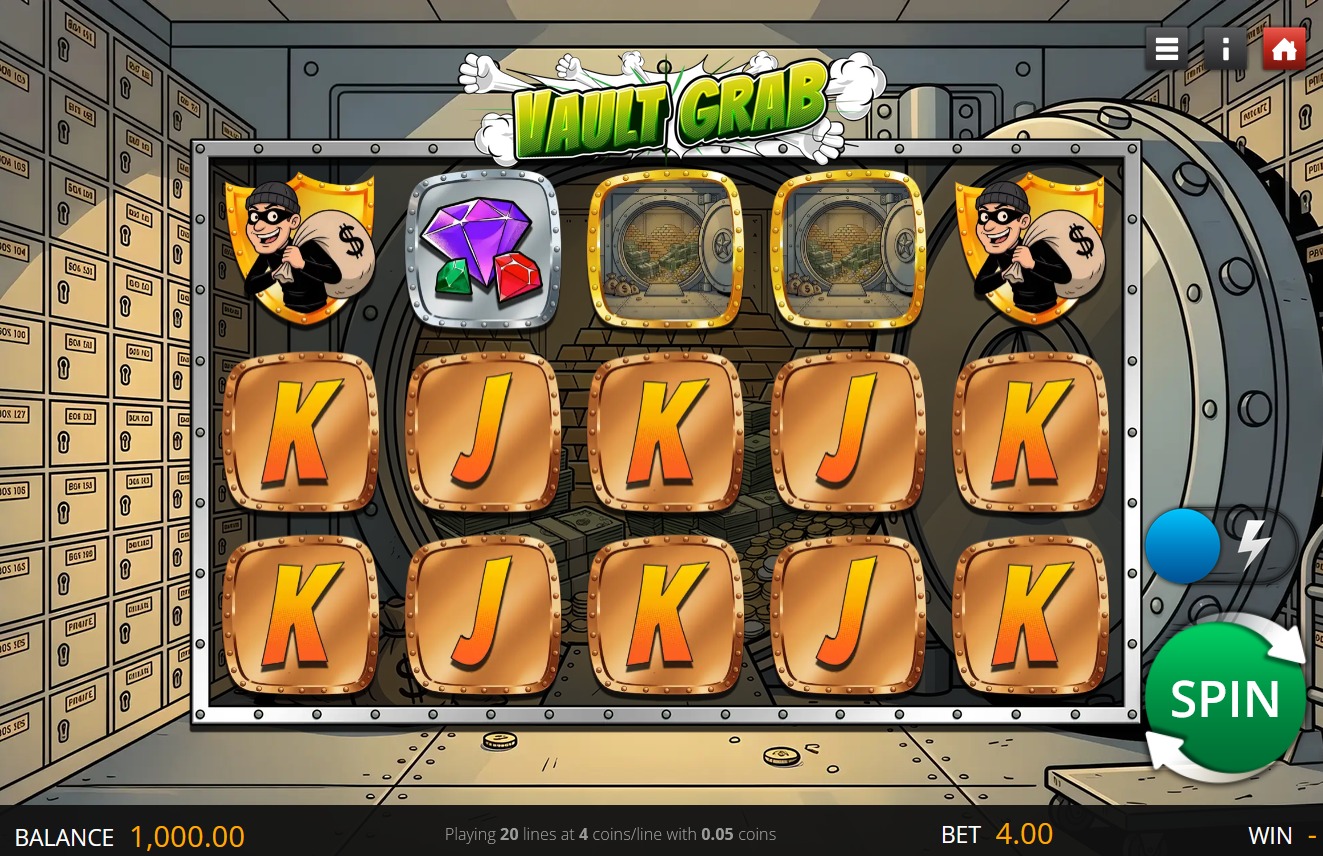 Vault Grab slot gameplay screenshot