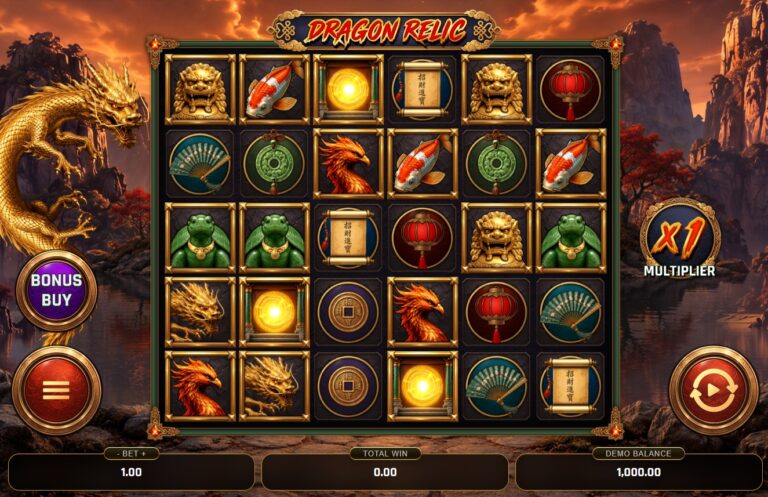 Dragon Relic slot gameplay screenshot