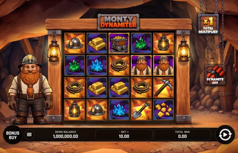 Monty Dynamiter slot screenshot
