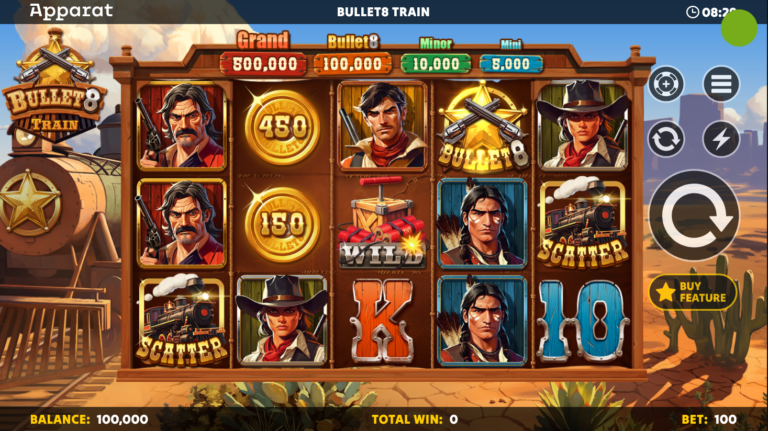 Bullet 8 Train slot gameplay screenshot